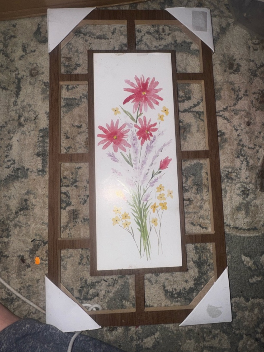 Wooden Photo Frame Back Panel - Rectangular Multi-Opening